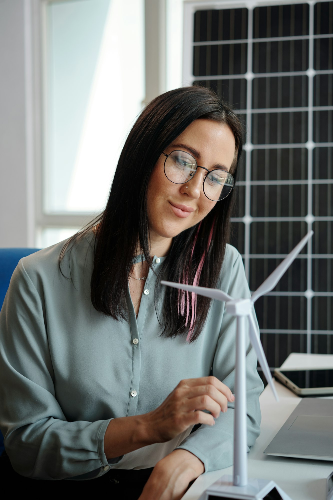 Smiling Sustainable Energy Engineer