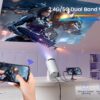 [270°Adjustable Stand] Mini projector with WiFi and Bluetooth, Outdoor Portable Movie Projector 1080P Support, Auto Keystone Home Projector for Phone/TV Stick/Laptop, WiMiUS Latest S27 - Image 5